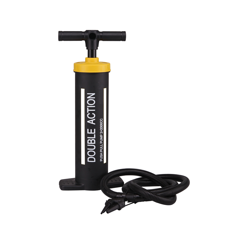 Hndpumpe dobbeltvirkende 2x2L adapter ogs til gummibd