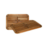 Bordplade softsquare 75x51teak