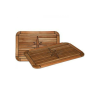 Bordplade softsquare 90x58teak