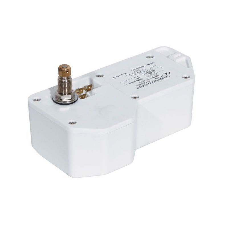 Viskermotor vandtt hus, 24V med 50mm aksel