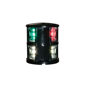 Lalizas LED kombi lanterne 3-farvet + anker 2NM sort hus