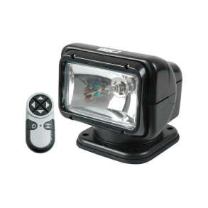 Golight Sgelygte sort 12V med trdls fjernbetjening