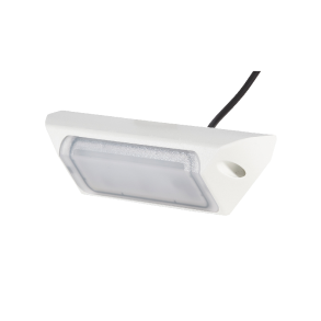 Hella dkslys hvid LED 1200 lumen vinklet 45 gr. 12/24v