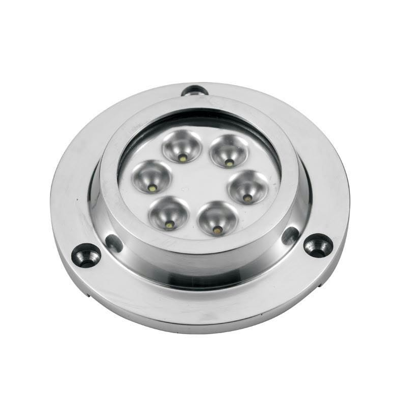 Undervandslys pbygning 14.2W 8-30V 6 LED bl
