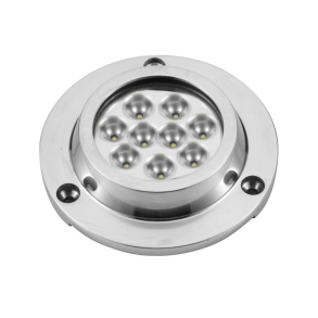 Undervandslys pbygning 21.6W 10-30V 9 LED hvid