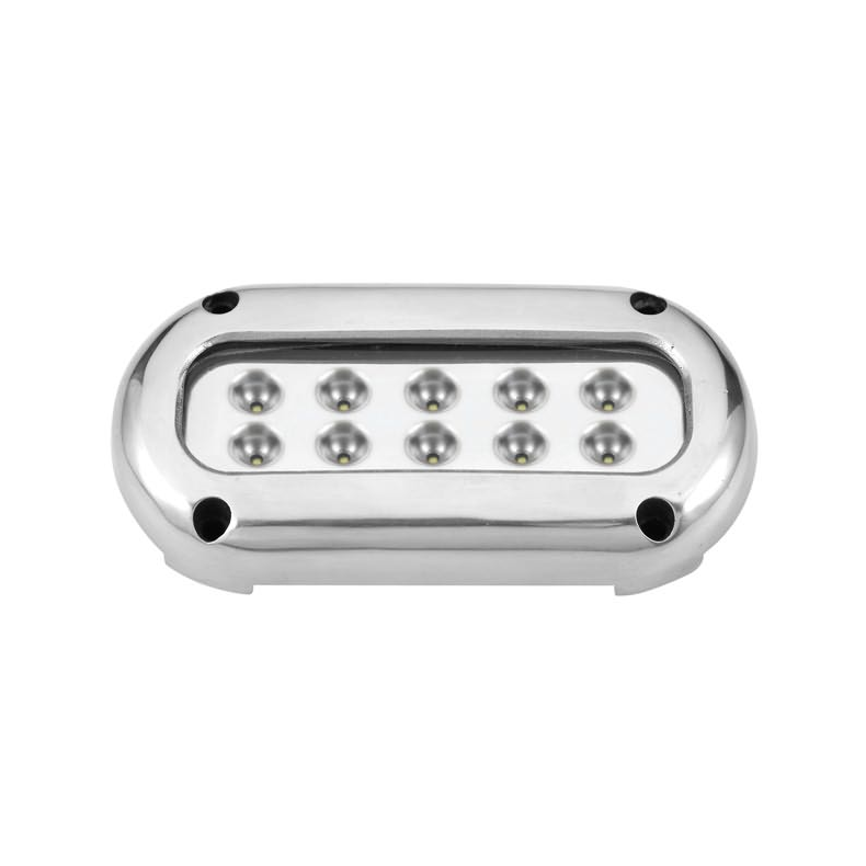 Undervandslys pbygning LED Undervandslys pbygning 25.2W 10-30V 10 LED hvid