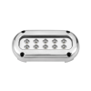 Undervandslys pbygning 25.2W 10-30V 10 LED bl