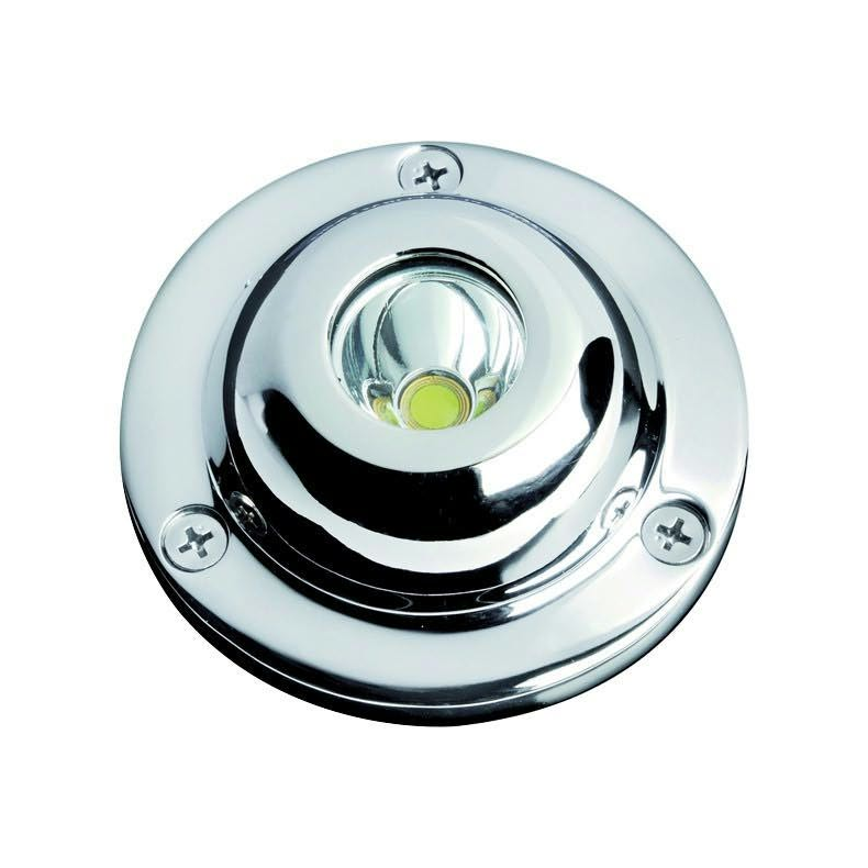 Undervandslys 1 LED 5W, 12-24V Undervandslys hvid 12-24V 1 LED 5W