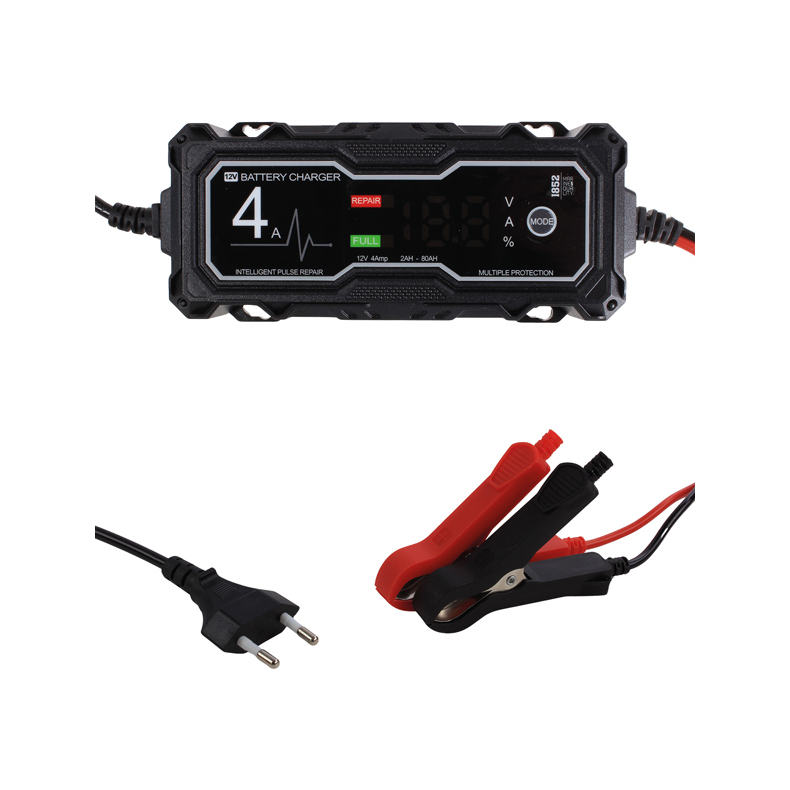 1852 vedligeholdelseslader 4A 6/12V auto