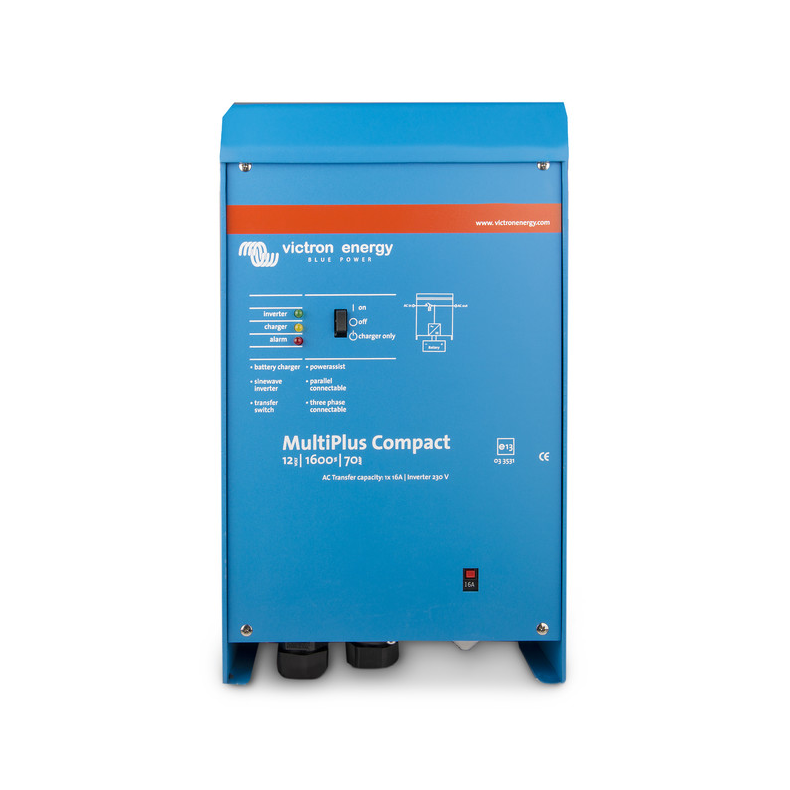 Victron Multiplus compact inverter/lader 12/24V Victron inverter/lader multiplus 12V 800w/35-16amp