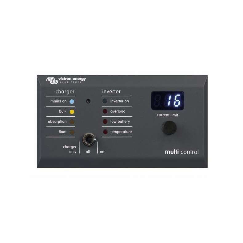 Victron kontrolpanel for multi & quatro vinklet stik