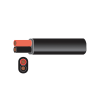1852 marinekabel flad rd/sort 2x0,75mm2 30m
