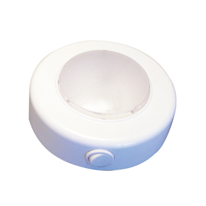 Loftslampe LED 12V 2,5W � 110mm hvid plast