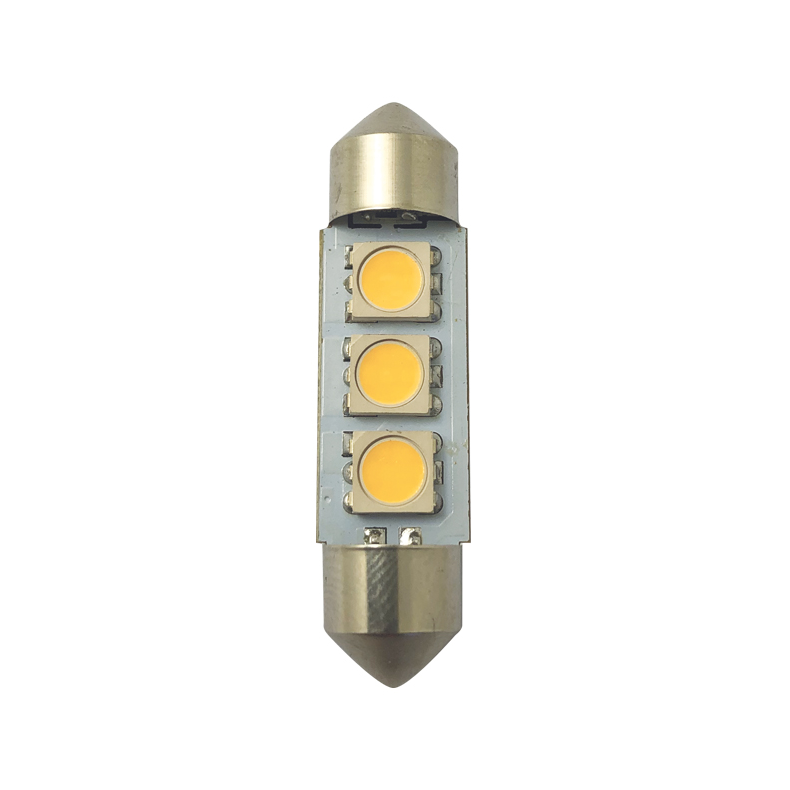 1852 LED pinolpre 37mm 10-35vdc 0,6/6W - 2 pak
