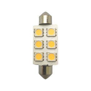 1852 LED pinolpre 42mm 10-36vdc 1,2/10W - 2 pak