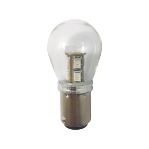1852 LED lantern pre Bay15D,10-36V 2,4/25W rd - 2 pak