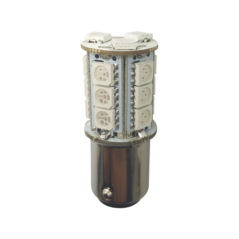 1852 LED lantern pre Bay15D,10-36V 2,4/25W rd - 2 pak