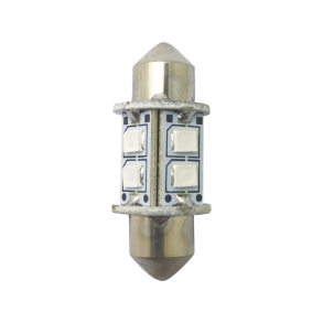 1852 LED pinolpre 31mm 10-35V 0,8/8W grn - 2 pak