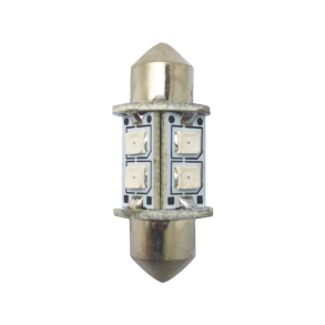 1852 LED pinolpre 31mm 10-35V 0,8/8W rd - 2 pak
