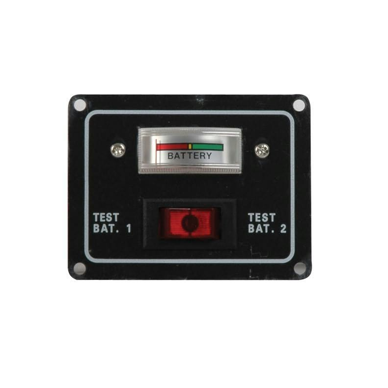 Batteritest panel