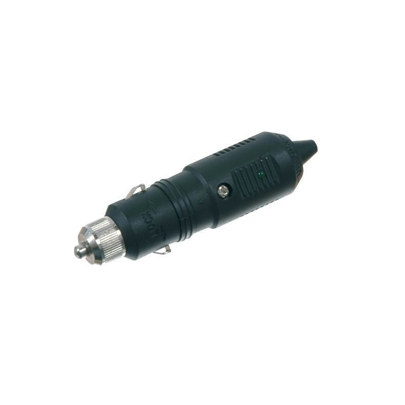 Hanstik med LED diode, sort polycarbonate