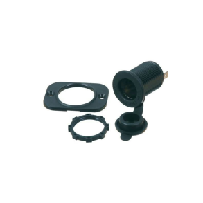 1852 Stikdse indbygning m/rund & firkantet flange 12V20Amp