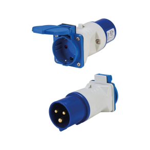 Adapter cee han til schuko hun