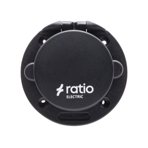 Ratio Landstrmstik med lg plast sort 16 amp