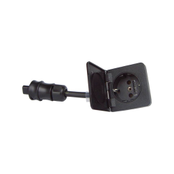 Ratio flush schuko til landstr�m med d�ksel 16A IP44