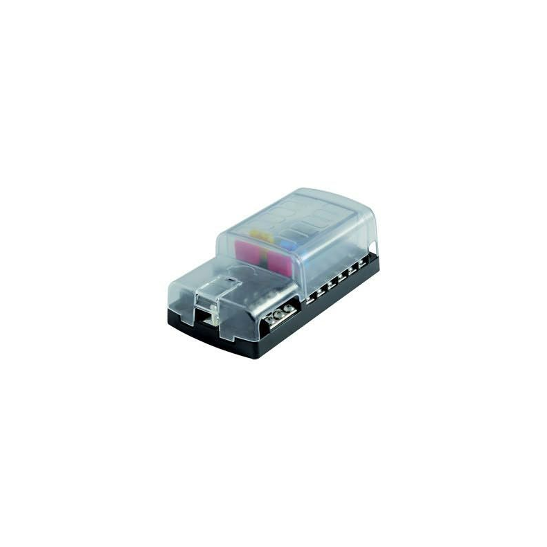 Sikringsboks til 12 sikringer max 20Amp