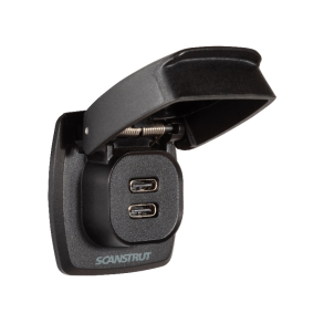 ScanStrut Flip-Pro vandtt 2 x USB C ladestik 12-24V /36-60W