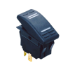 Kontakt 6 poler med led (on)- off -(on) 12v max 15a
