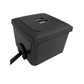 C-line p�bygnigsd�se sort til Indbygningsstik