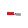 Fladstik han rd 6,4x0.8mm 10stk
