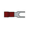 Gaffelstik rd 6.4mm 10stk