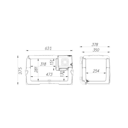 1852 k�leboks 30L med kompressor 12/24/230V