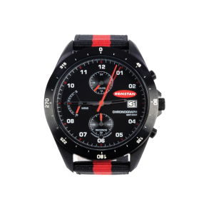 Ronstan ClearStart analog sejlerur 43mm sort rustfrit stl