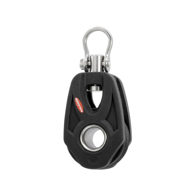 Ronstan serie 25 enkeltblok med svirvel & hundsvot