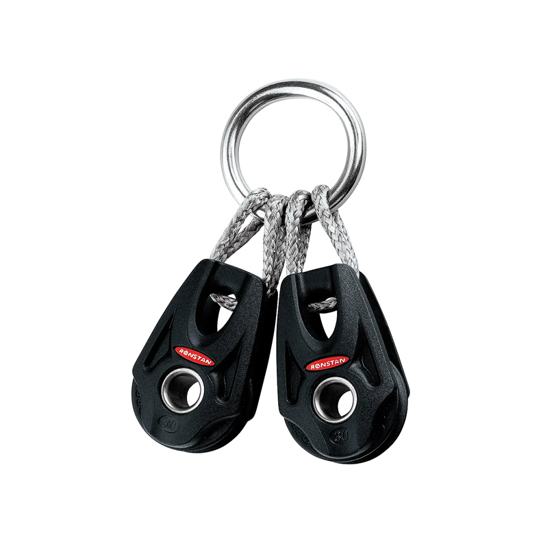 Ronstan serie 30 orbit enkeltblok par med 40mm ring