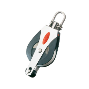 Ronstan Enkeltblok med svirvel&hunds.