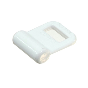 Sejlslde i hvid nylon 9mm