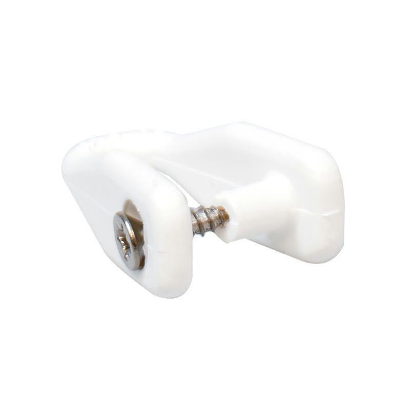 Sjkel hvid nylon 6mm, til skrue