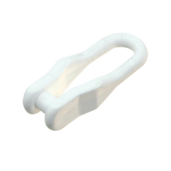 Sjkel hvid nylon 8mm, til skrue