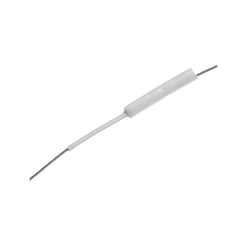 Wire overtrk 1852 Wire overtrk hvid UV-bestandig krympeflex 12-3mm 15m