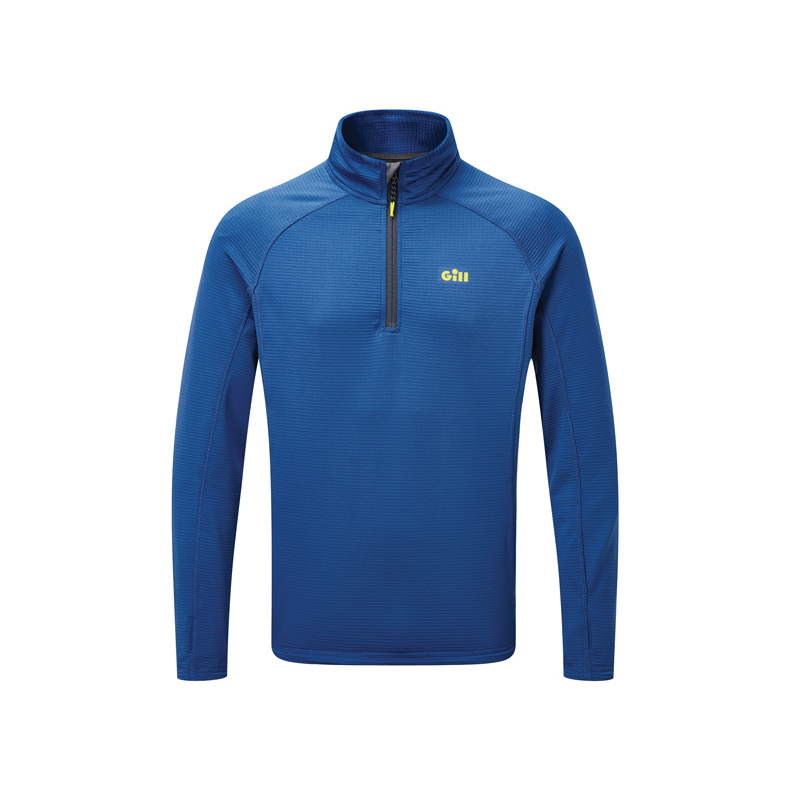 Gill 1081 Termofleece top m/lynls bl Gill 1081 4-vejs Thermal fleece med hals lynls bl Str M