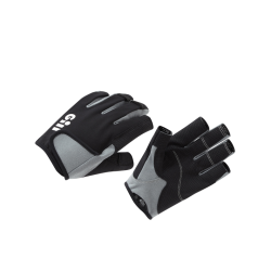 Gill 7043 sejlerhandsker u/fingre sort/gr