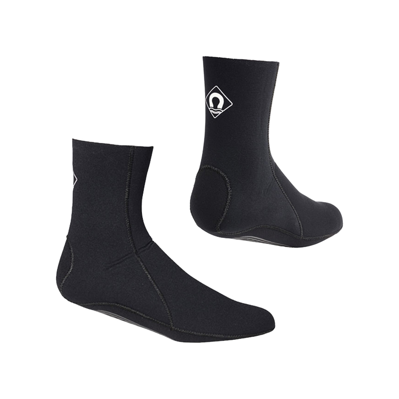 Crewsaver neoprensokker skridsikker sort Crewsaver neopren sokker 3 mm med skridsikker sl str 44