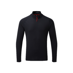 Gill UV009 Langrmet zip T-shirt men's UV50+ navy