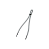 Gill 9639P flydene brillesnor, slvgr 10 stk.