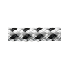 Robline Rio Fortjningsline, 14mm Hvid/Sort  - 1 mtr